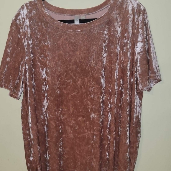 Tacera Pink Velvet T-shirt - Picture 2 of 2